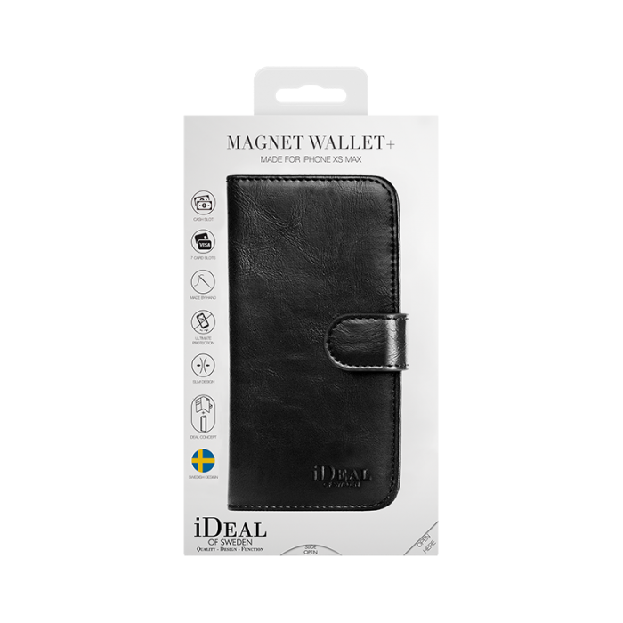 UTGATT4 - iDeal of Sweden Magnet Wallet+ iPhone XS Max Black