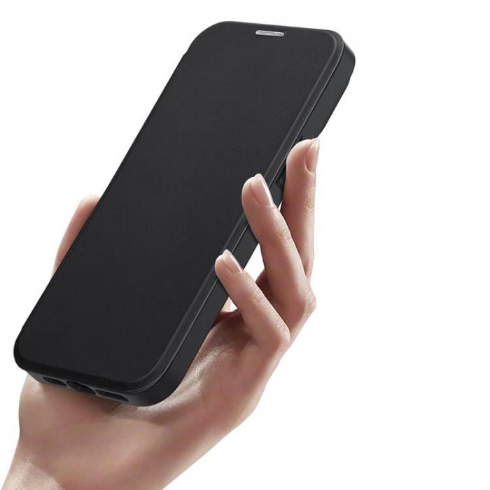 UTGATT - Dux Ducis iPhone 14 Pro Max Plnboksfodral Magsafe Skin X Pro - Svart