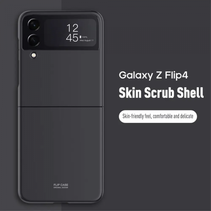 Taltech - Galaxy Z Flip4 5G Mobilskal Rubberized - Svart