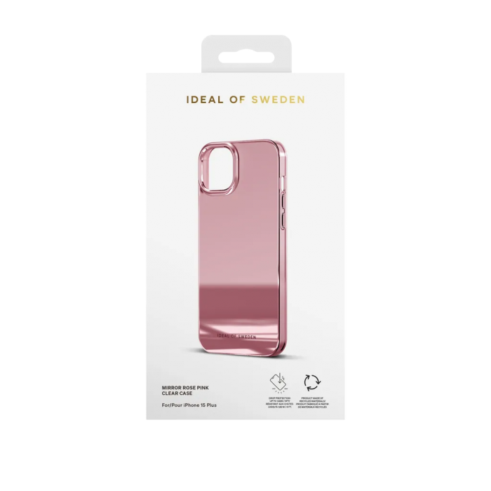 iDeal of Sweden - iDeal of Sweden iPhone 15 Plus Mobilskal - Mirror Rose Pink