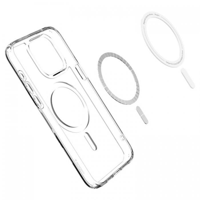 Spigen - Spigen iPhone 15 Pro Max Mobilskal Magsafe Ultra Hybrid - Clear