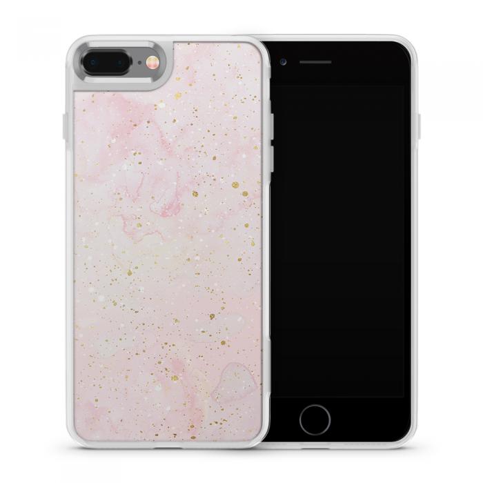 UTGATT5 - Fashion mobilskal till Apple iPhone 8 Plus - Pink Marble