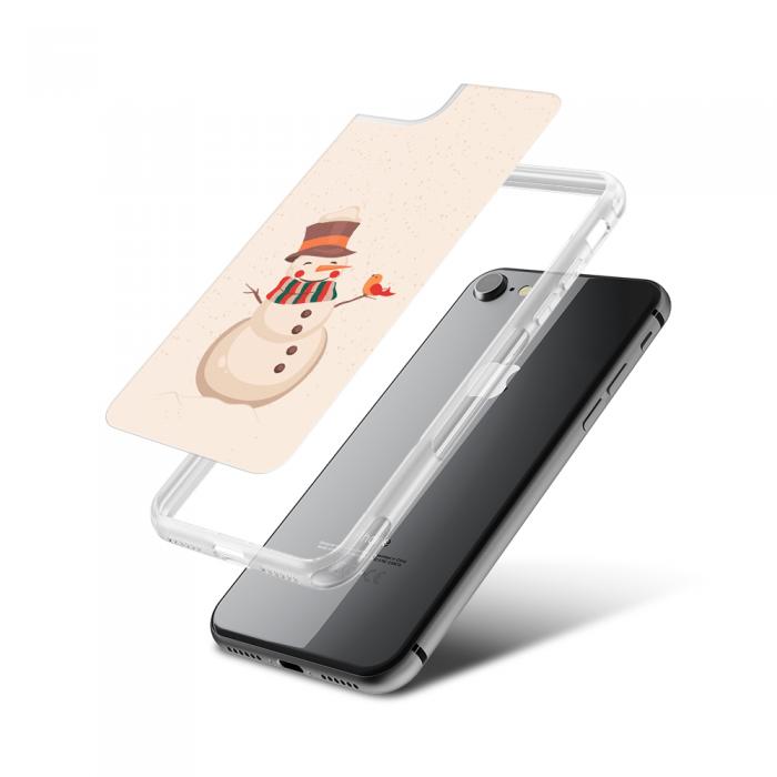 UTGATT5 - Fashion mobilskal till Apple iPhone 8 - Frosty Snowman