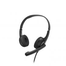 Hama&#8233;Hama Headset PC Office Stereo On-Ear HS-USB250 V2 - Svart&#8233;