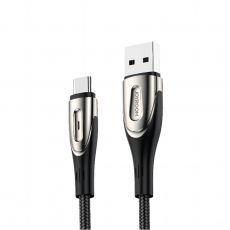 Joyroom - Joyroom Sharp USB-A till USB-C 3A Kabel 3m - Svart