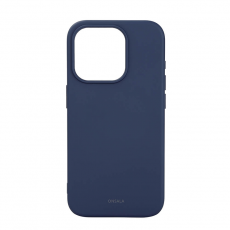 Onsala - Onsala iPhone 15 Pro Mobilskal Magsafe Silikon - Mörkblå