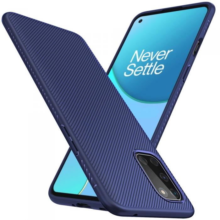 A-One Brand - Twill Texture Flexicase Skal till Oneplus 8T - Bl