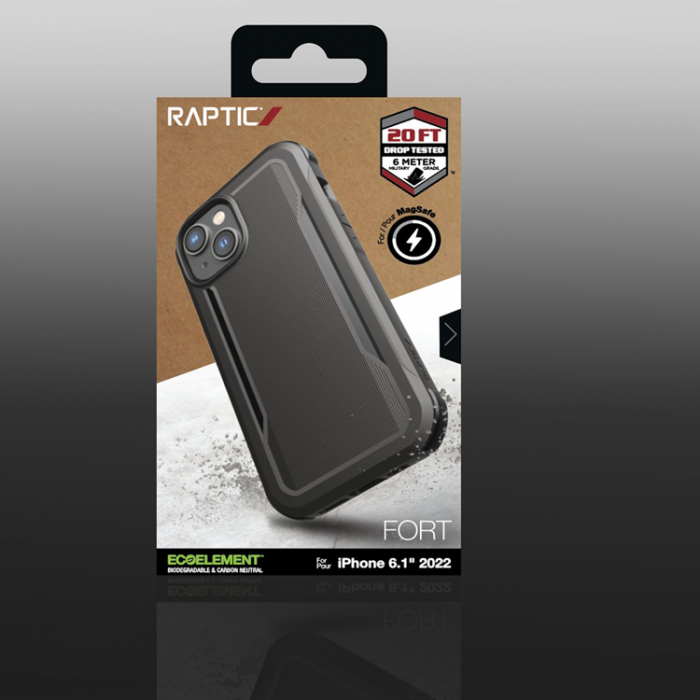 Raptic - Raptic iPhone 14 Skal MagSafe Fort Armored - Svart