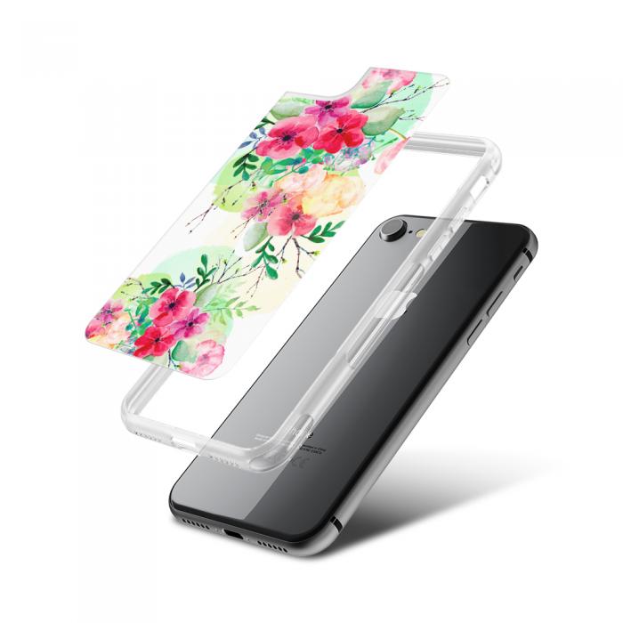 UTGATT5 - Fashion mobilskal till Apple iPhone 8 - Blommig konst