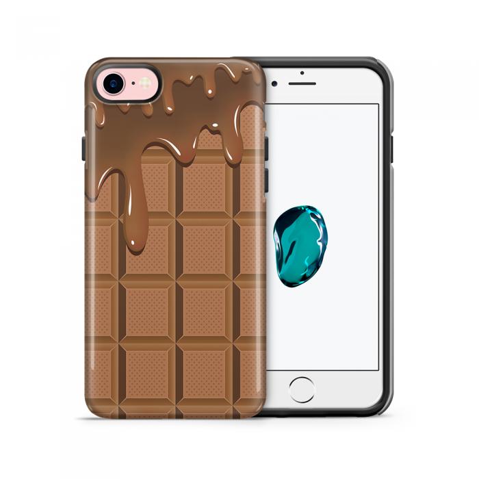 UTGATT5 - Tough mobilskal till Apple iPhone 7/8 - Choklad