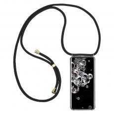 CoveredGear-Necklace - Boom Galaxy S20 Ultra mobilhalsband skal - Black Cord