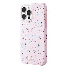 UNIQ - UNIQ Coehl Terrazzo Skal iPhone 13 / 13 Pro - Rosa