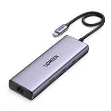 Ugreen - Ugreen 5in1 Multifunctional HUB USB-C 100W - Grå