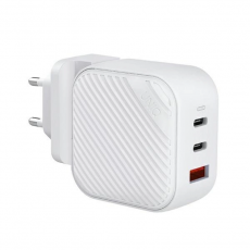 UNIQ - UNIQ Gan USB-C Snabb väggladdare 66W Verge Pro - Vit