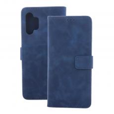 OEM - Elegant Samsung Galaxy A33 5G Smart Velvet Case - Navy Blue