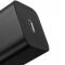 BASEUS - BASEUS - Super Si Network Charger 20W + Lightning Cable - Svart