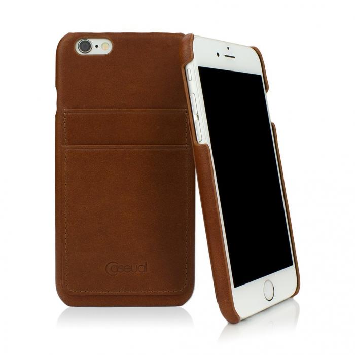 UTGATT5 - CASEual LeatherBack fr iPhone 6 / 6S - Italian Brown