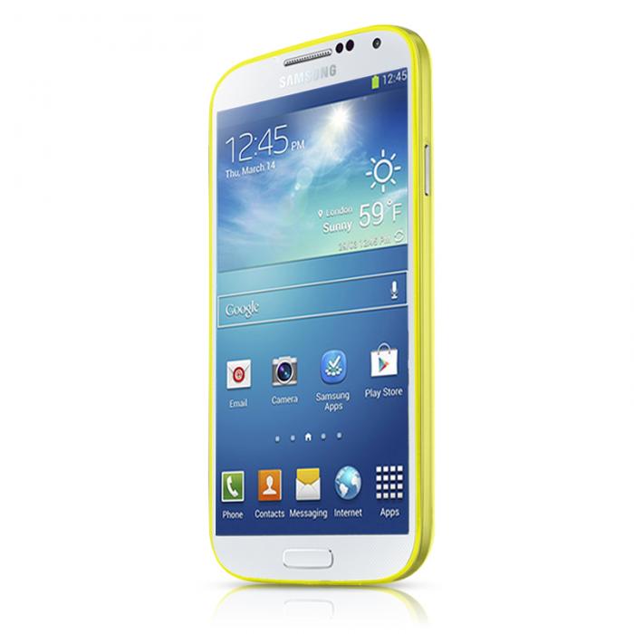 ItSkins - ITSkins Zero 3 Skal till Samsung Galaxy S4 Mini (Gul) + Skrmskydd