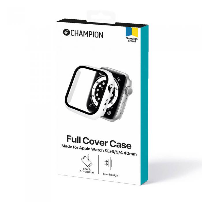 UTGATT1 - Champion Full skal Case Apple Watch SE/6/5/4 40mm Vit
