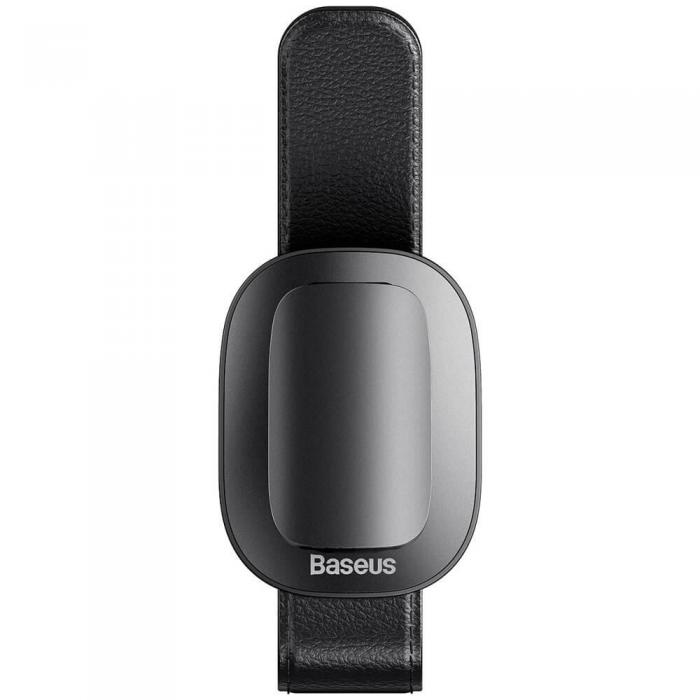 BASEUS - Baseus platinum vehicle eyewear clip clamping type Svart