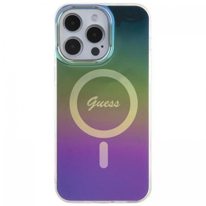 Guess - Guess iPhone 15 Pro Mobilskal Magsafe IML Iridescent - Svart