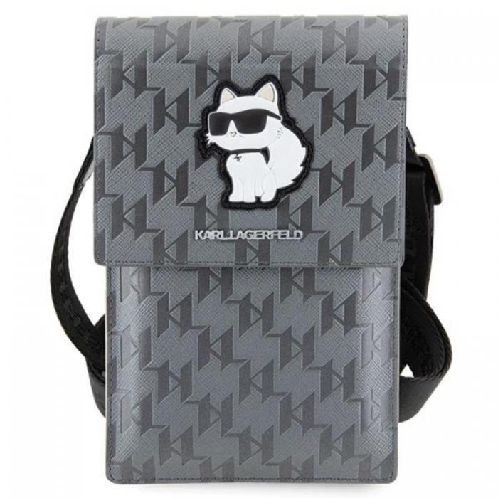 KARL LAGERFELD - Karl Lagerfeld Halsbandsfodral Saffiano Monogram Choupette