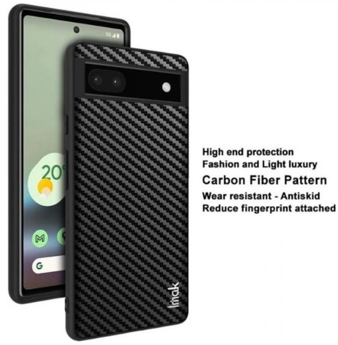 Imak - IMAK Google Pixel 6a Skal LX-5 Carbon Fiber - Svart