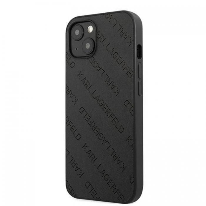 KARL LAGERFELD - Karl Lagerfeld iPhone 13 mini Skal Perforated Allover - Svart