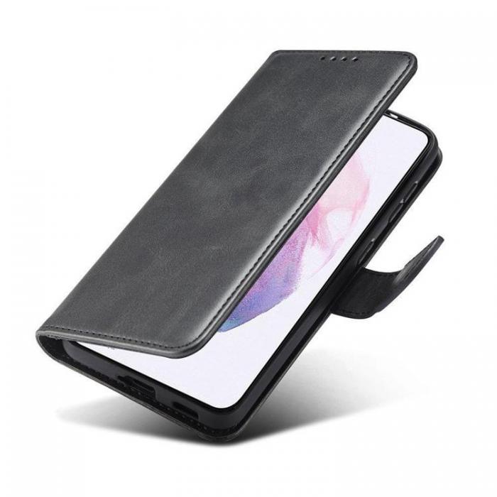 Ruhtel - Magnet Elegant Flip Fodral Galaxy S22 Plus - Svart