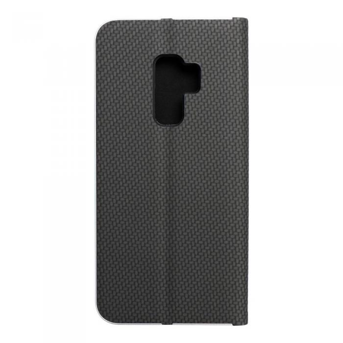 Forcell - Galaxy S9 Plus Plnboksfodral Forcell Luna Carbon - Svart
