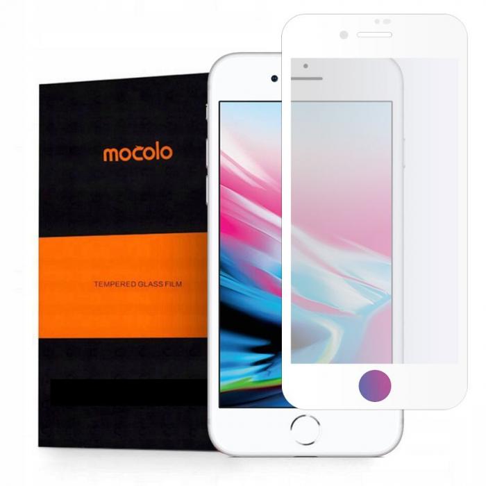 UTGATT5 - Mocolo Full Glue Hrdat Glas iPhone 7/8/SE (2020/2022) - Vit