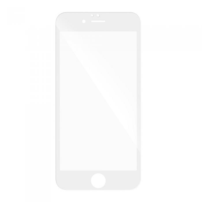 Forcell - 5D Hrdat Glas Skrmskydd till iPhone 7/8 Vit