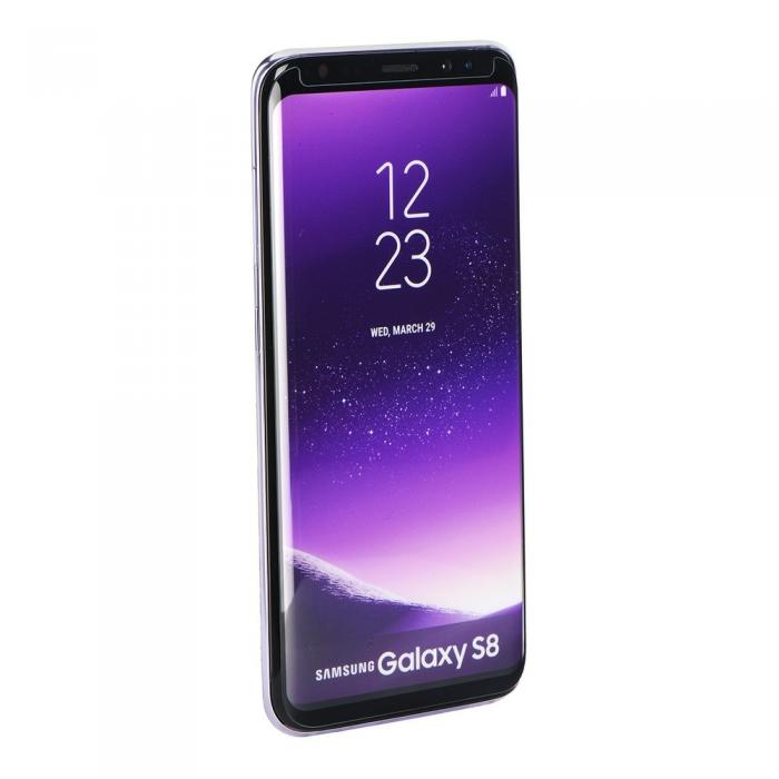 Forcell - 5D Hrdat Glas Skrmskydd till Samsung Galaxy S8 (Case friendly) Svart
