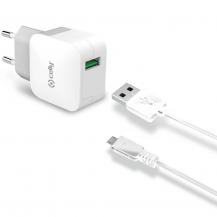 Celly&#8233;USB-laddare MicroUSB 2 4A&#8233;
