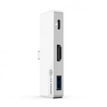 ALOGIC - ALOGIC Ultra USB-C Dock NANO MINI - HDMI, USB, Audio - Silver