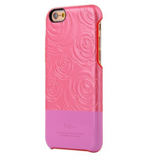 KajsaCases - Kajsa 3D Rose Flower Skal till Apple iPhone 6(S) Plus / 6S Plus - Rosa