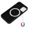 A-One Brand - iPhone 14 Pro Skal Magsafe Silicone Ultra Slim - Svart