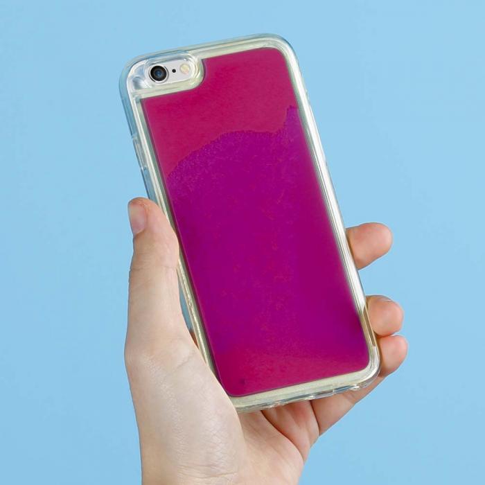 A-One Brand - Liquid Neon Sand skal till iPhone 6/6s - Violet