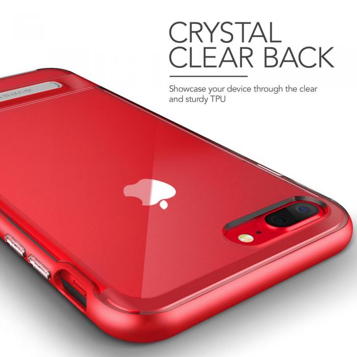 UTGATT4 - Verus Crystal Bumper Skal till Apple iPhone 7 Plus - Rd