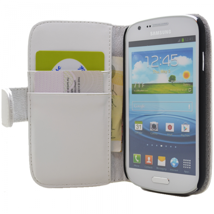 UTGATT4 - Plnboksfodral till Samsung Galaxy Express i8730 (Vit)