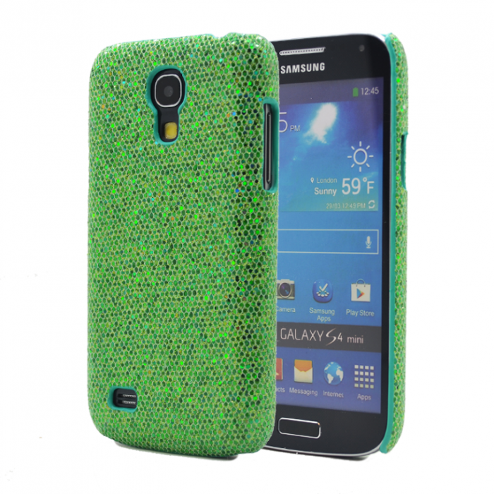UTGATT4 - Glitter Skal till Samsung Galaxy S4 mini - Grn