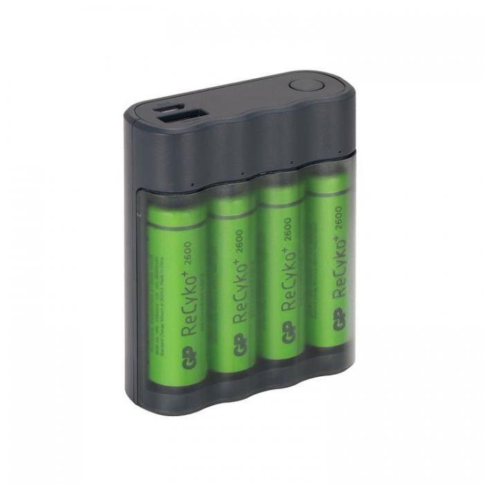 UTGATT1 - GP Charge AnyWay Batteriladdare och Powerbank 2600 mAh