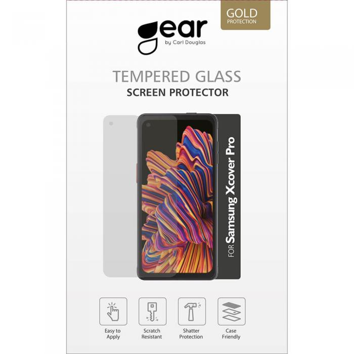 GEAR - GEAR Hrdat Glas Skrmskydd 2,5D Full Cover Samsung Xcover Pro