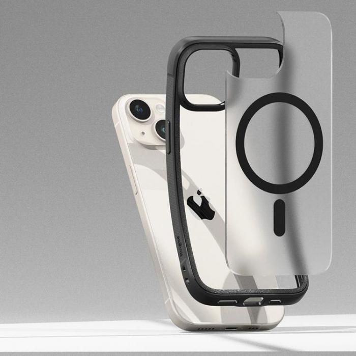 Ringke - Ringke iPhone 15 Mobilskal Magsafe Fusion Bold - Matte Svart
