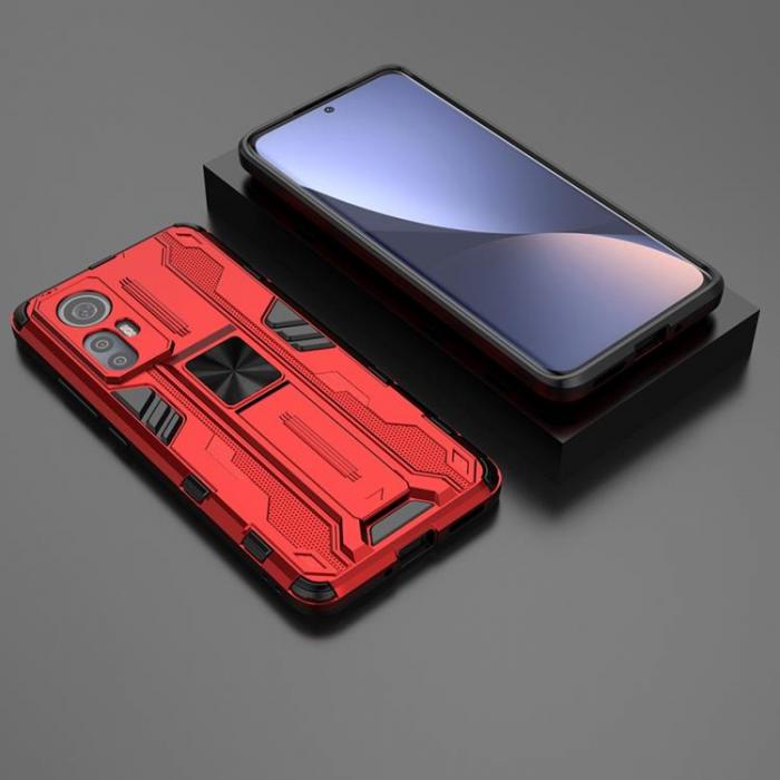 A-One Brand - Kickstand Shockproof Skal Xiaomi 12 Pro - Rd