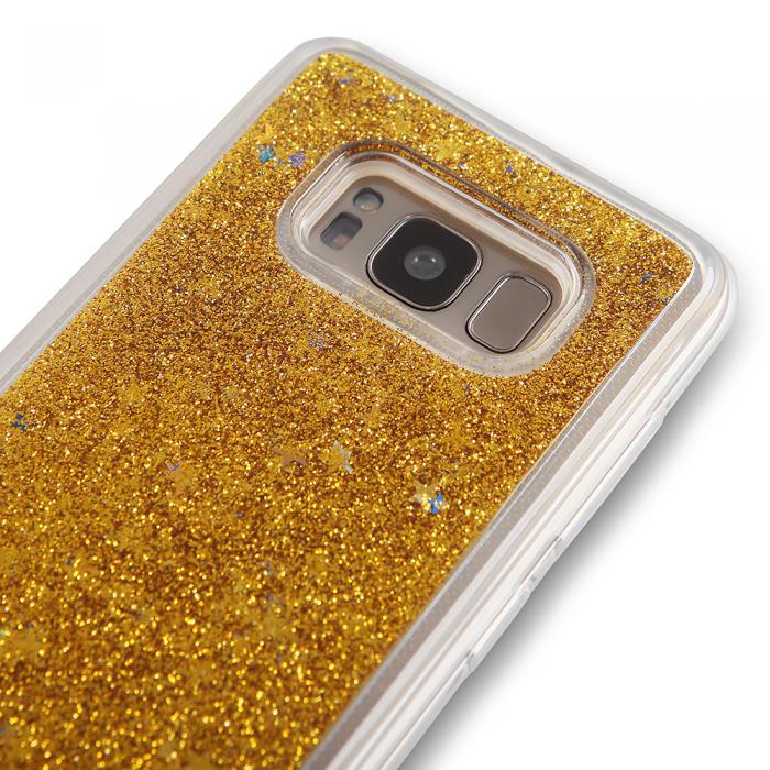 UTGATT5 - Glitter skal till Samsng Galaxy S8 - Siv