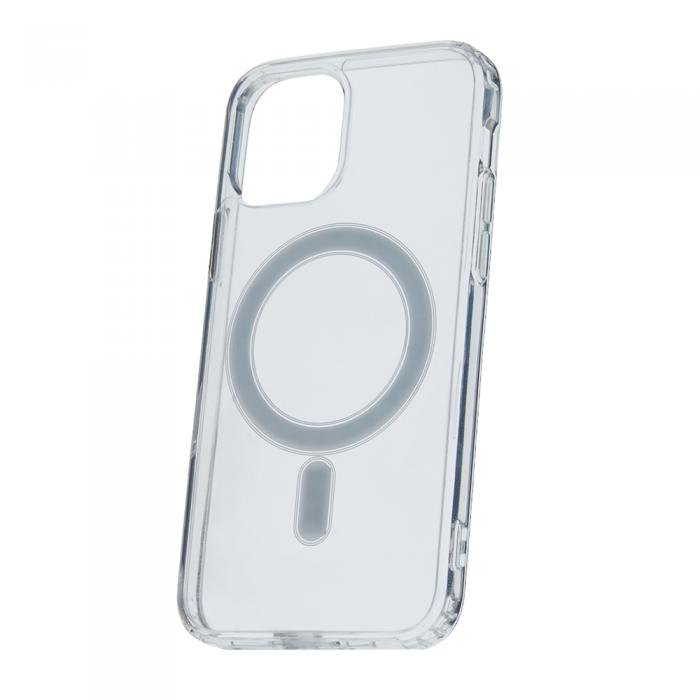 TelForceOne - Sttdmpande Mag fodral fr iPhone 12/12 Pro Transparent
