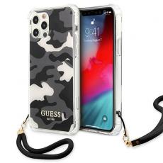Guess - Guess Skal iPhone 12 & 12 Pro Camo Collection - Svart