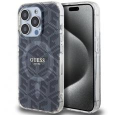 Guess - Guess iPhone 15 Pro Mobilskal Magsafe IML GCube - Svart