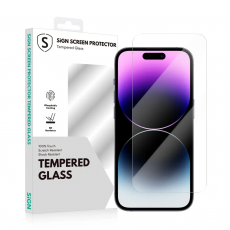 SiGN - SiGN iPhone 15 Pro Max Härdat Glas Skärmskydd